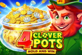 4 Clover Pots Hold and Win — слот ZOOMA